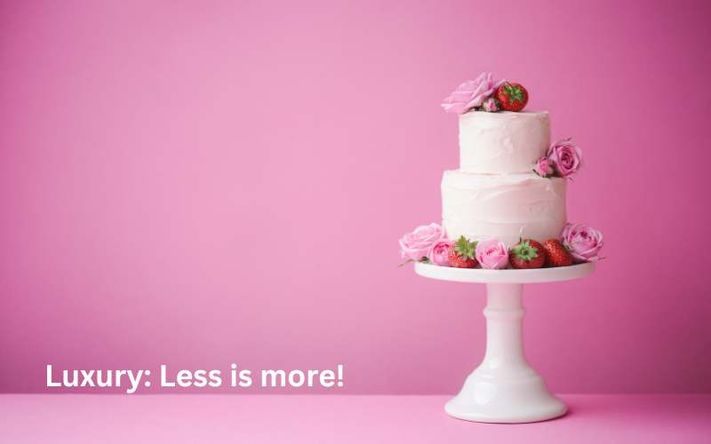 luxury wedding cake